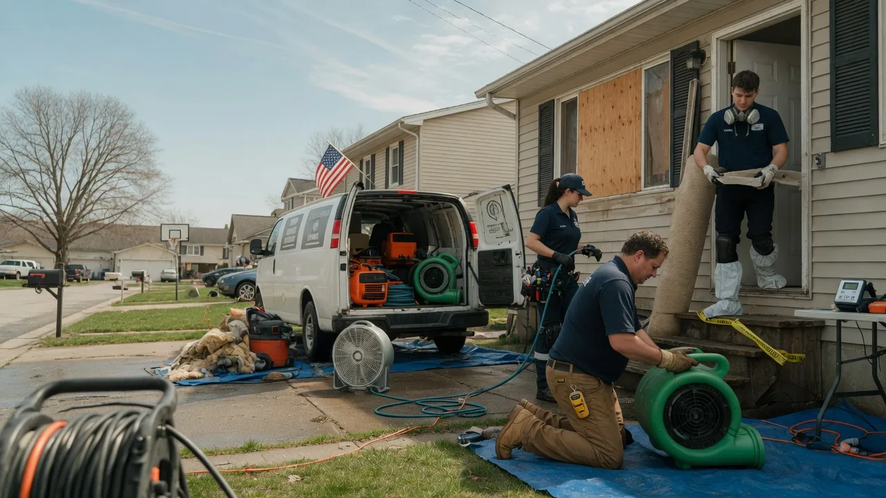 Water Damage Restoration in Evanston, IN near me